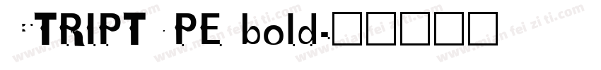 CTRIPTYPE bold字体转换